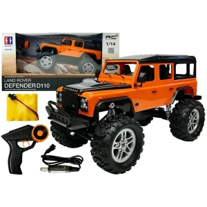 Double E Double E Auto na dálkové ovládání Land Rover Defender 4x4 RC 1:14 oranžové
