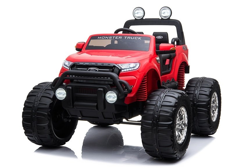 Elektrické autíčko Ford Ranger Monster 4x4 LCD MP4 červené