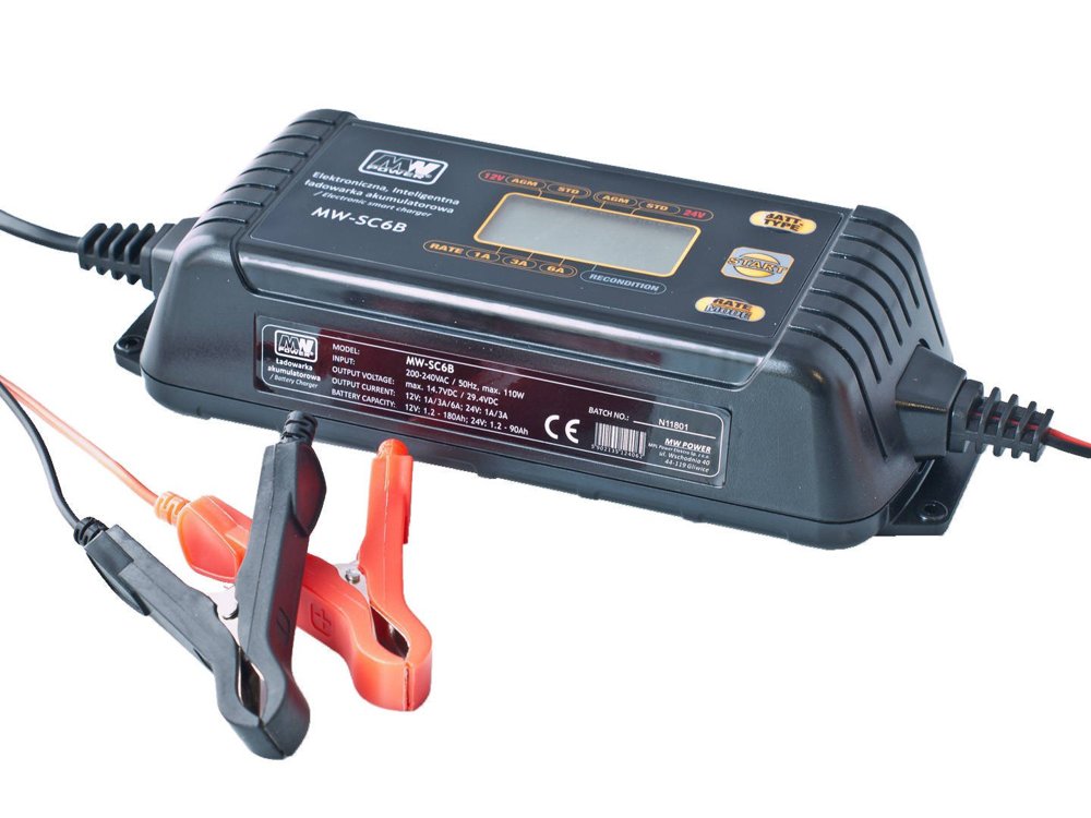  Inteligentní nabíječka gelových a olověných baterií 12V / 24V