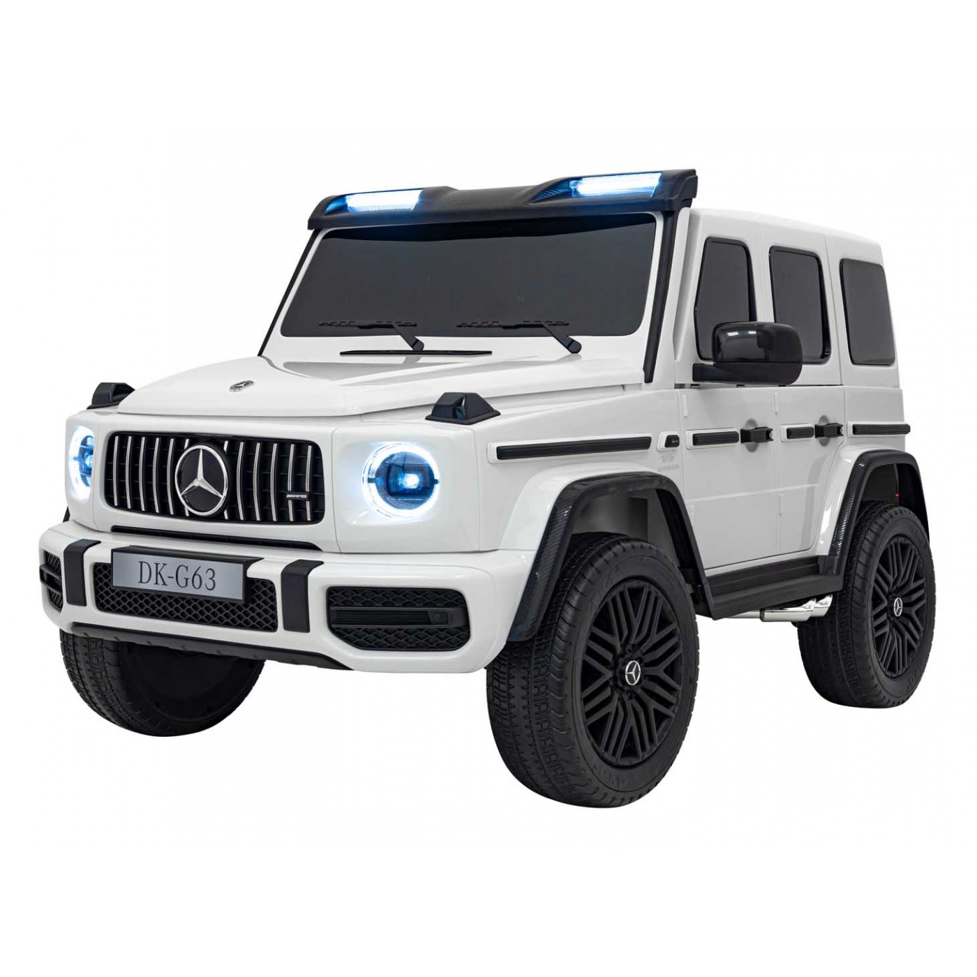 Elektrické autíčko Mercedes G63 AMG XXL 4x4 24V bílé  Elektrické autíčko Mercedes G63 AMG XXL 4x4 24V bílé