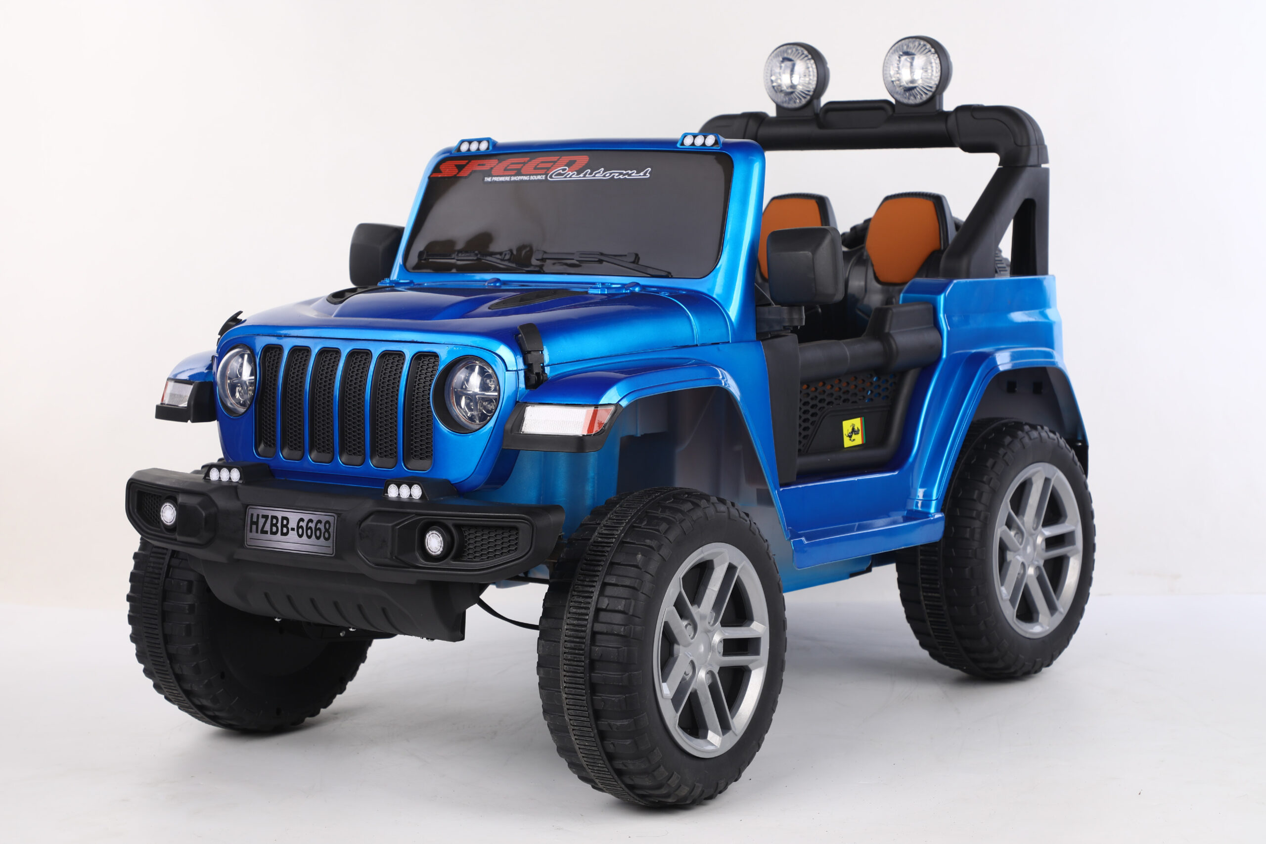  Mamido Elektrické autíčko SPEED 2.0 - 4x4 modré | 180W | EVA | LED | 2