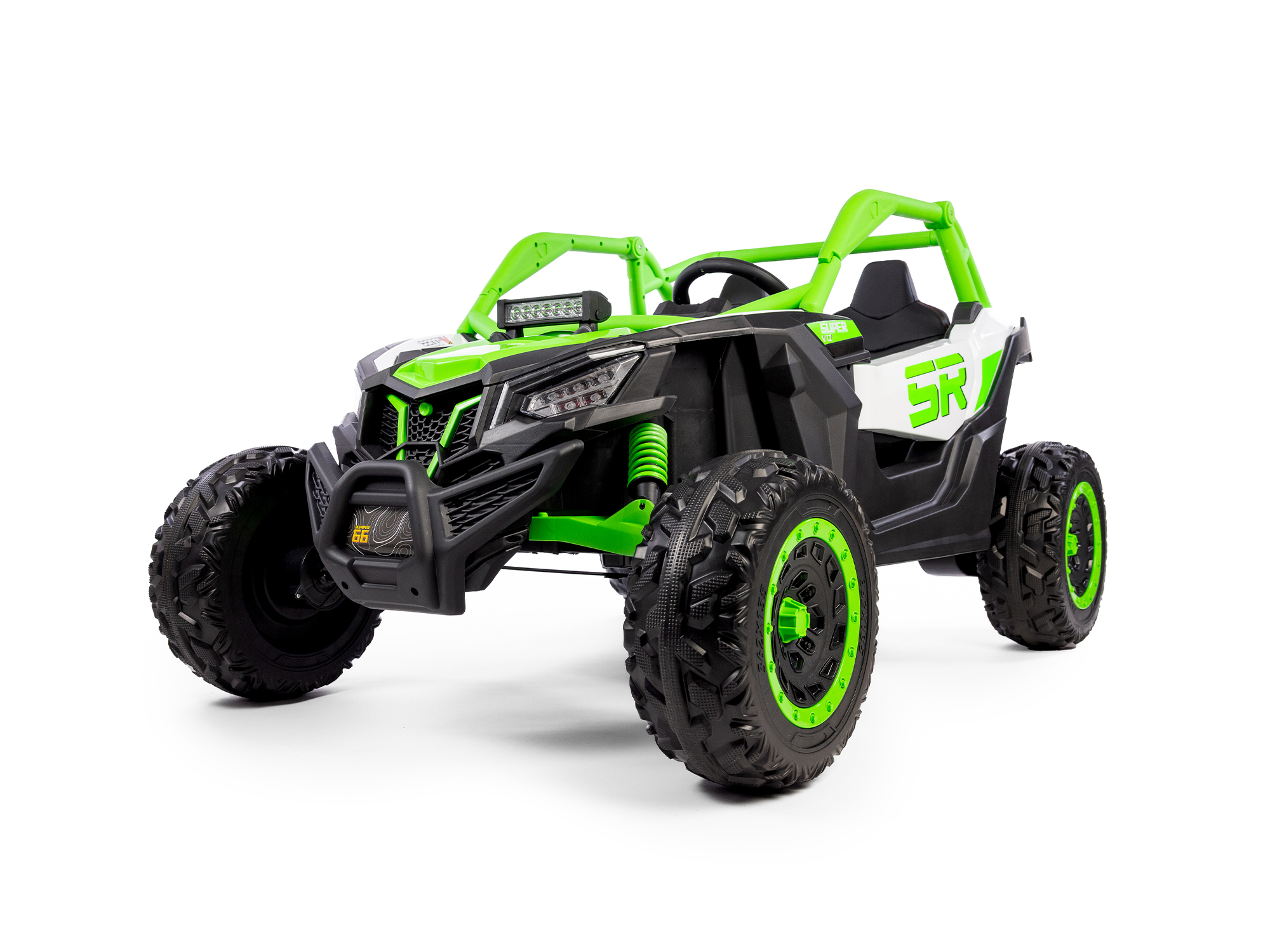  Mamido Elektrické autíčko Buggy Bumper 66 zelené | 24V | 4x200W | EVA | LED | 2