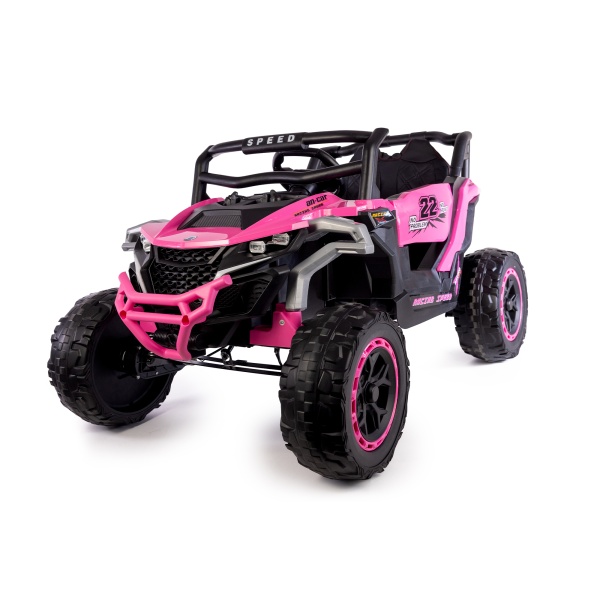  Mamido Elektrické autíčko Buggy Racing Speed 22 růžové  | 4x4 | 12V10Ah | 180W | EVA | LED | 2