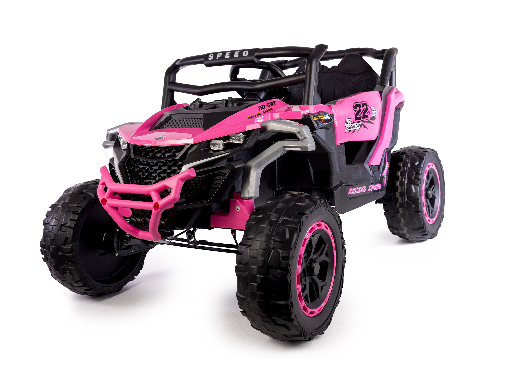 Mamido Elektrické autíčko Buggy Racing Speed 22 růžové  | 4x4 | 12V10Ah | 180W | EVA | LED | 2  Mamido Elektrické autíčko Buggy Racing Speed 22 růžové  | 4x4 | 12V10Ah | 180W | EVA | LED | 2