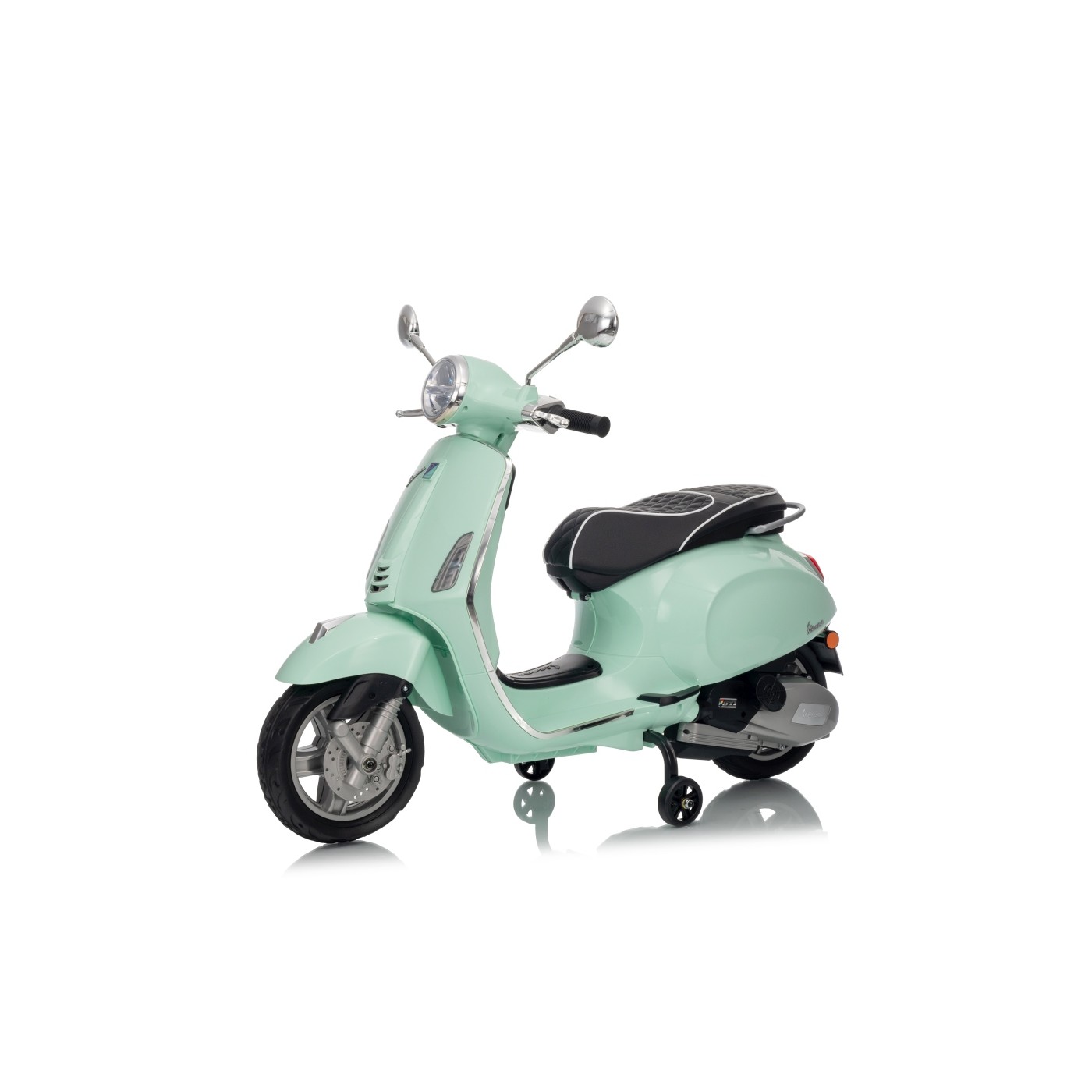 Dětský elektrický skútr Vespa ROMA zelený