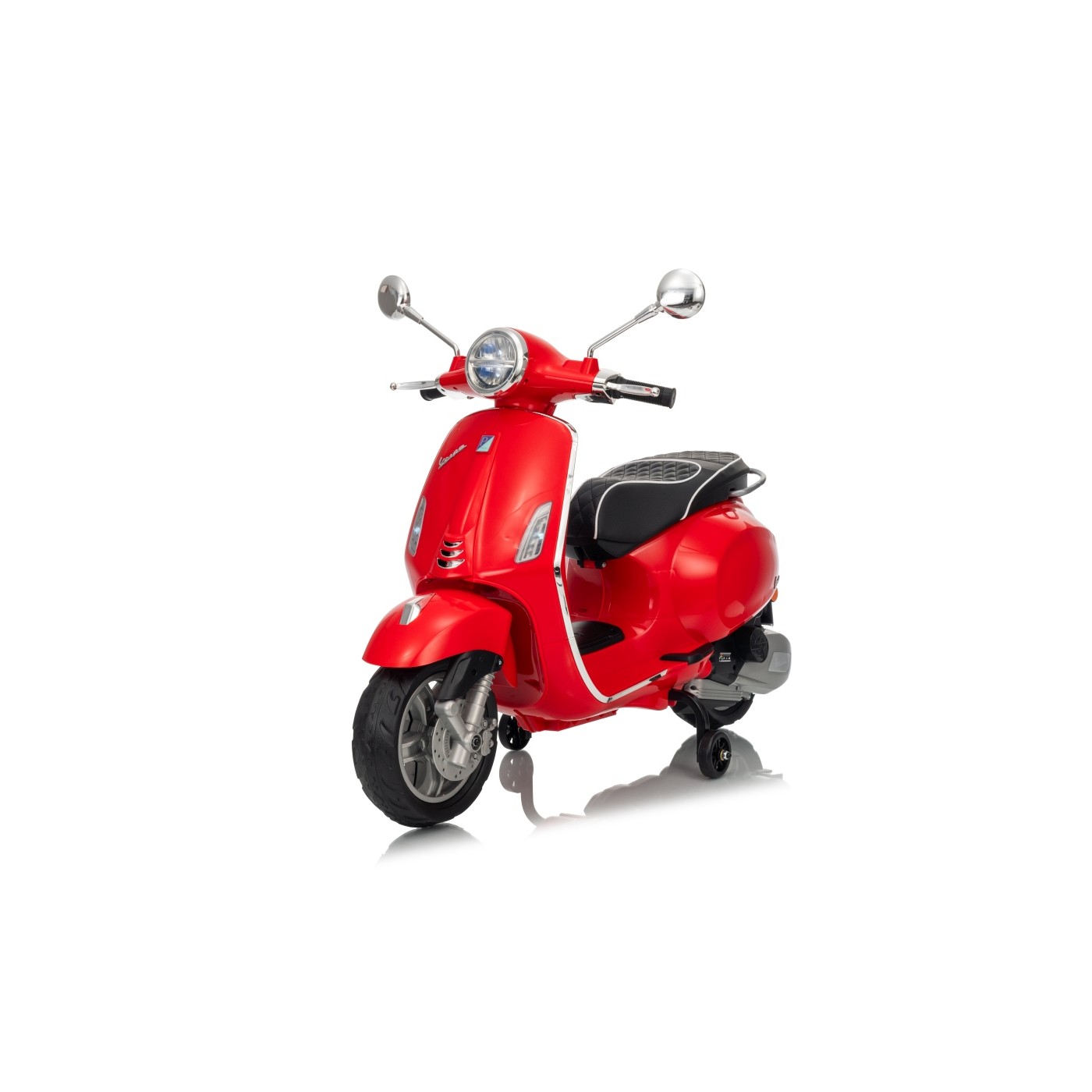 Dětský elektrický skútr Vespa ROMA červený