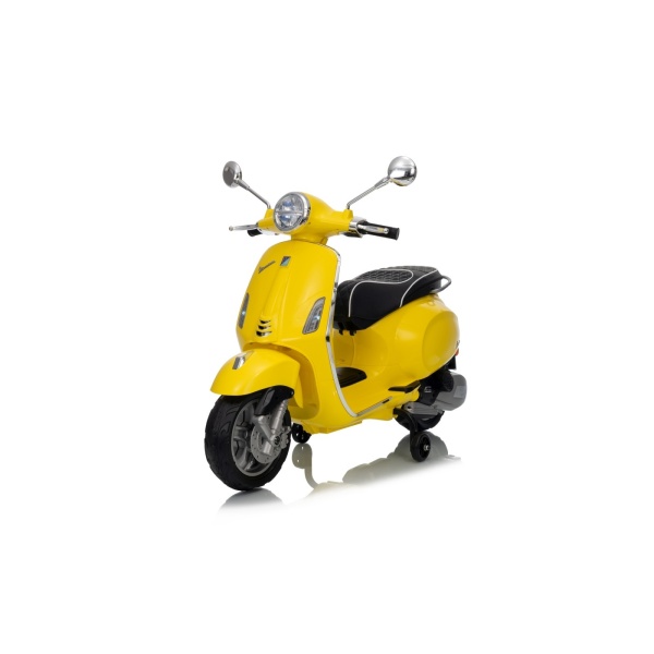  Dětský elektrický skútr Vespa ROMA žlutý