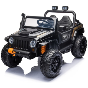 Elektrické autíčko Jeep 4Speed 24V | 4x200W černé - Rozbaleno - S-XB1118-24V-BLACK
