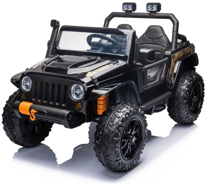Elektrické autíčko Jeep 4Speed 24V | 4x200W černé - Rozbaleno - S-XB1118-24V-BLACK