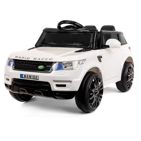  Elektrické autíčko Land Rapid Racer bílé - Rozbaleno - S-HL1638-WHITE