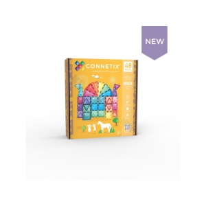Connetix Tiles - Magnetická stavebnice třpytivý zámek