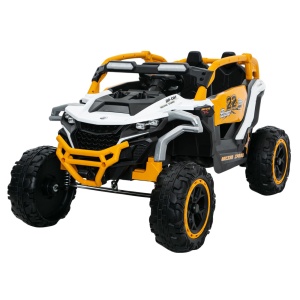  Elektrické autíčko Buggy M3 4x4 žluto-bílé