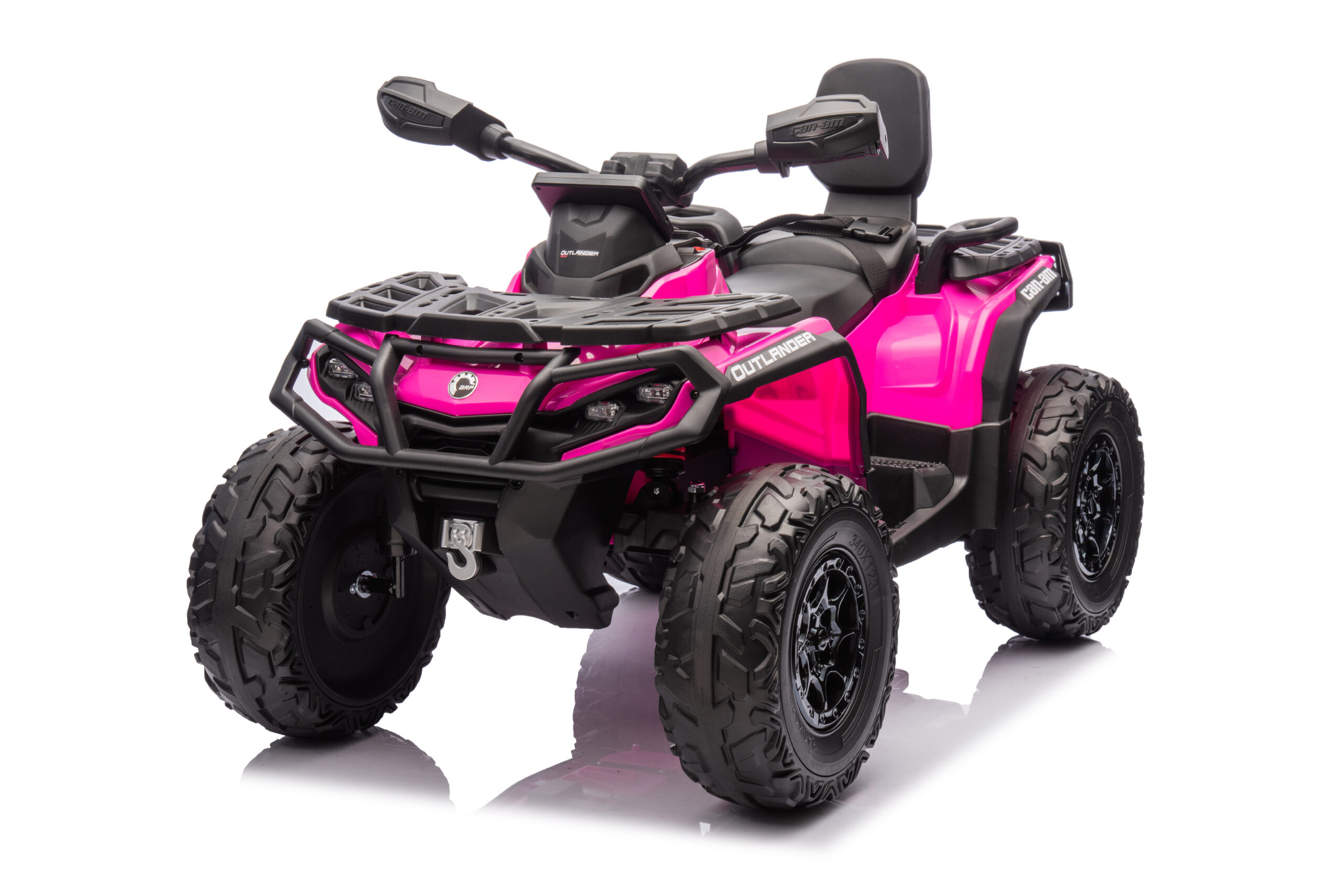  Mamido Dětská elektrická čtyřkolka Can-Am Outlander ATV 24V 4x200W RS růžová
