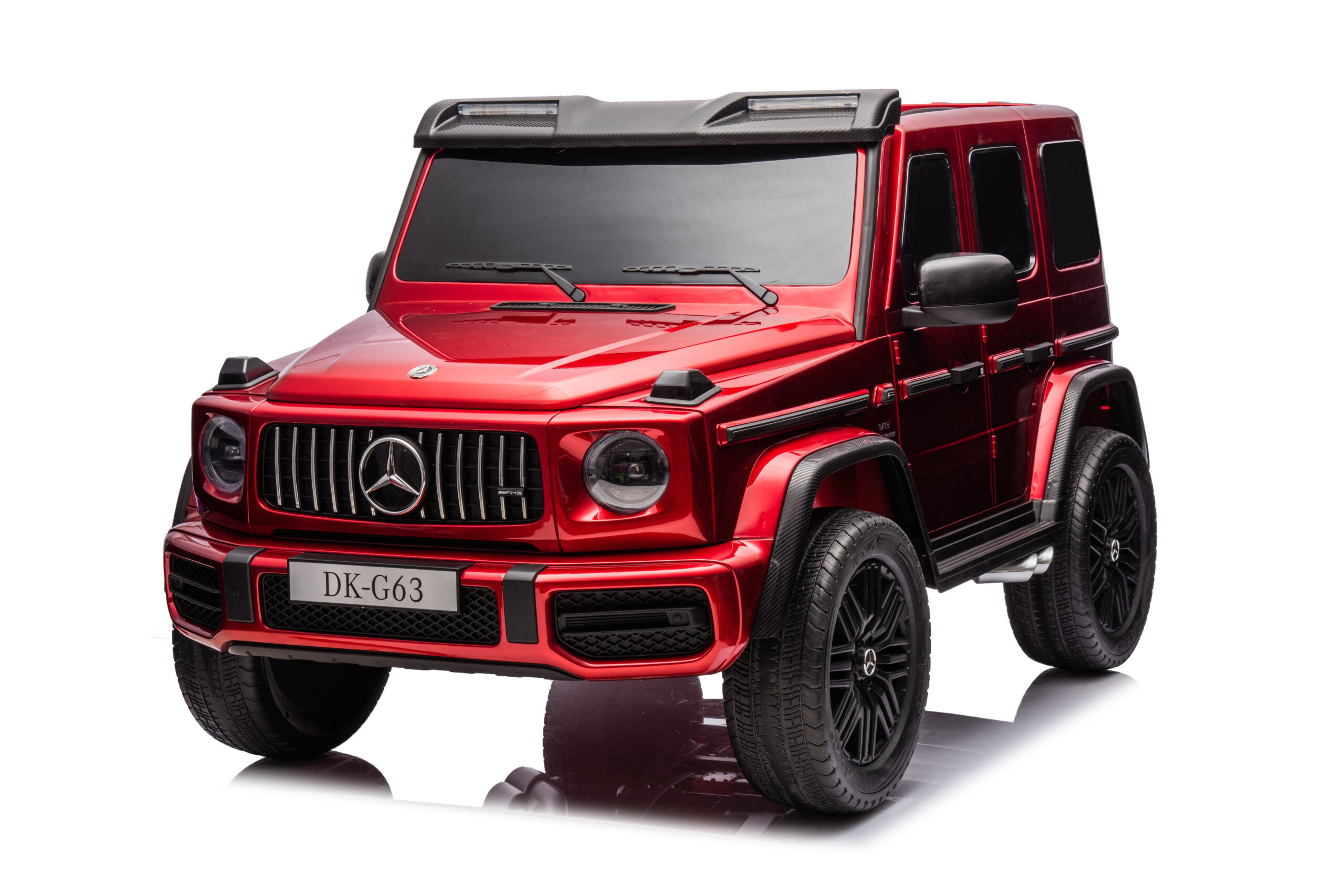  Mamido Elektrické autíčko Mercedes G63 AMG 2x24V 4x200W XXL lakované červené