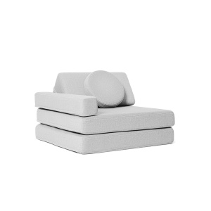 SHAPPY Dětské rozkládací pěnové křeslo SHAPPY ORIGINAL Barva: Light Grey