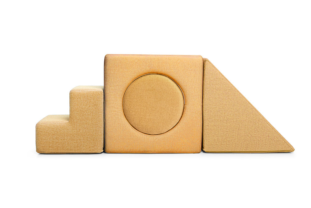 SHAPPY Dětský rozkládací pěnový set SHAPPY PLAY Barva: Mustard