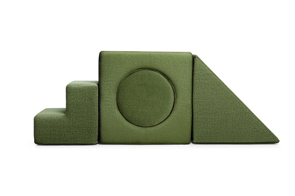 SHAPPY Dětský rozkládací pěnový set SHAPPY PLAY Barva: Bottle Green