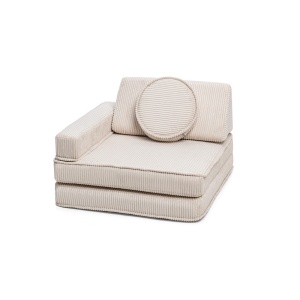 SHAPPY Dětské rozkládací pěnové křeslo SHAPPY ORIGINAL manšestr Barva: Vanilla