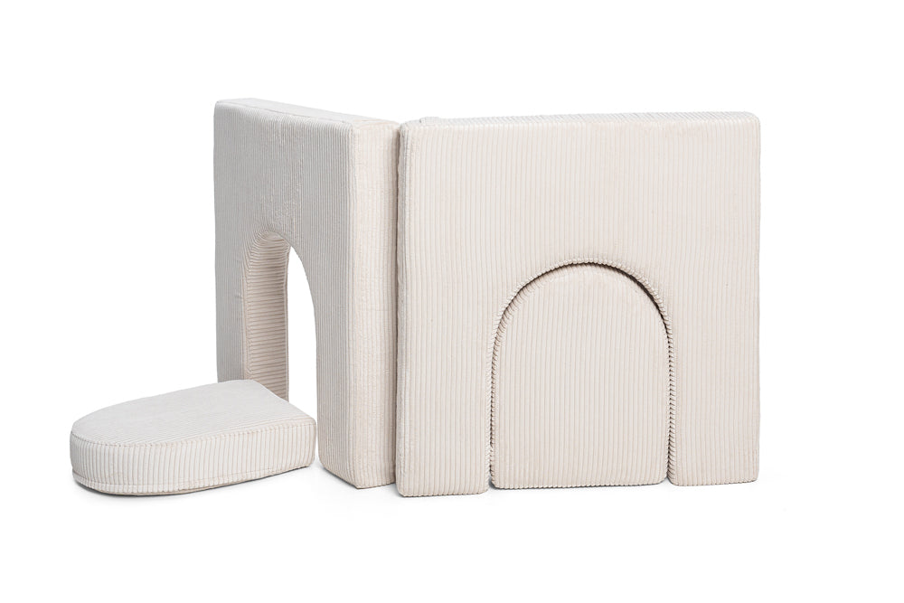 SHAPPY Dětské pěnové oblouky k sestavě SHAPPY ORIGINAL manšestr Barva: Vanilla