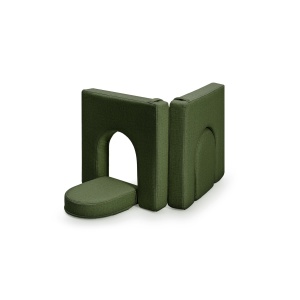 SHAPPY Dětské pěnové oblouky k sestavě SHAPPY ORIGINAL mini Barva: Bottle Green