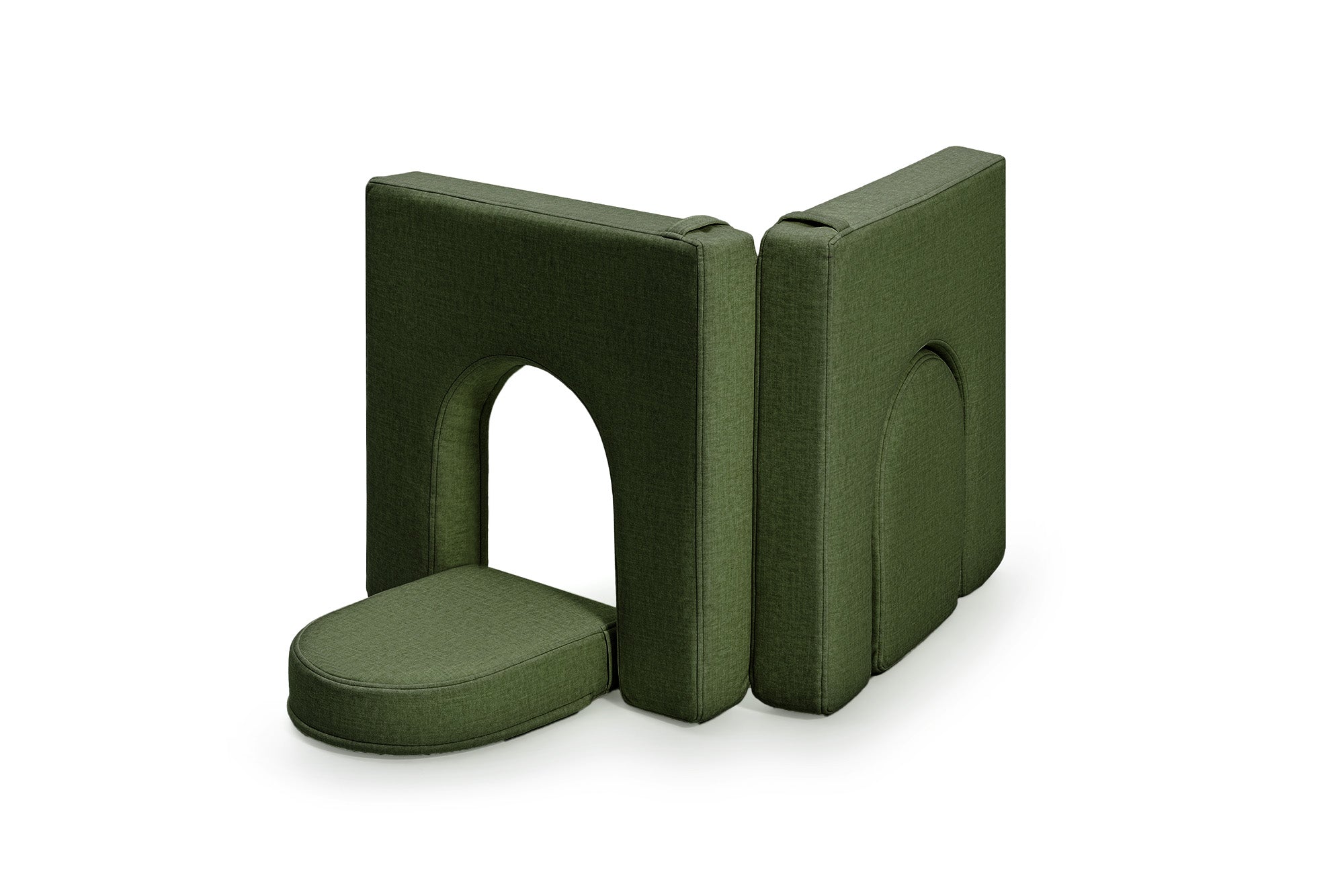 SHAPPY Dětské pěnové oblouky k sestavě SHAPPY ORIGINAL mini Barva: Bottle Green