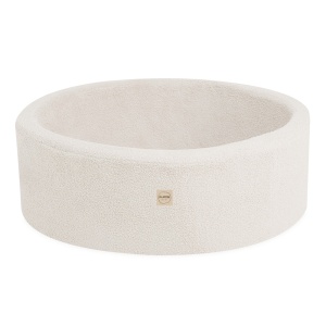 PLUSH NEST PLUSH NEST Suchý bazén kulatý Krémový beránek Ø 90 × 30 cm
