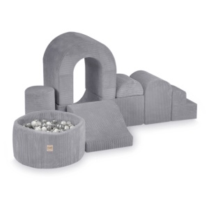 PLUSH NEST PLUSH NEST Hrací hrad s bazénem a 150 míčky