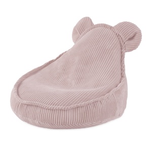PLUSH NEST PLUSH NEST Dětské křesílko Huggy Bear Manšestr 68 × 45 cm světle růžové