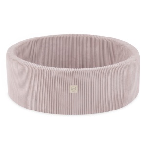 PLUSH NEST PLUSH NEST Suchý bazén kulatý Manšestr světle růžový Ø 90 × 30 cm