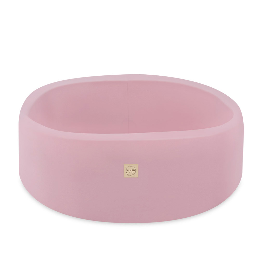 PLUSH NEST PLUSH NEST Suchý bazén kulatý Bavlna (kolekce Smart) růžový Ø 90 × 30 cm