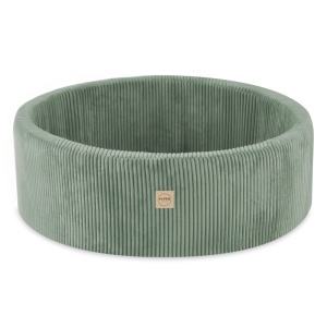 PLUSH NEST PLUSH NEST Suchý bazén kulatý Manšestr zelený Ø 90 × 30 cm