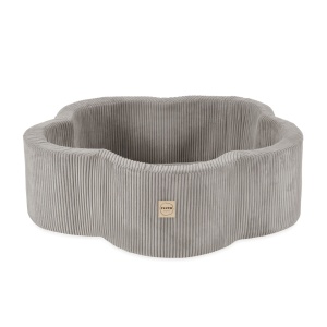 PLUSH NEST PLUSH NEST Suchý bazén Květinová zóna 95 × 30 cm Prémiový béžový manšestr