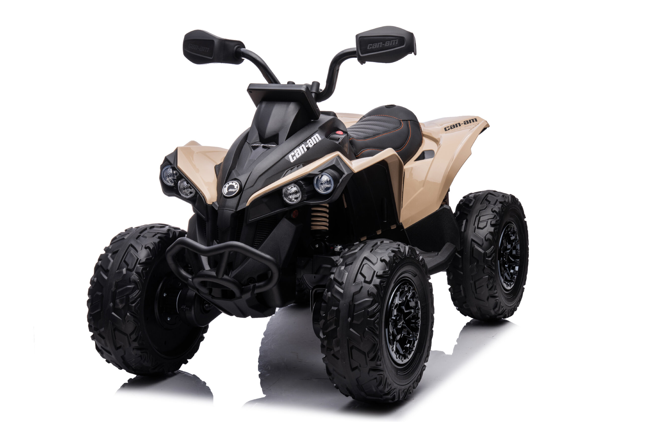  Mamido Dětská elektrická čtyřkolka Can-Am Renegade | R/C | 180W | 4x4 | 12V14Ah | EVA béžová