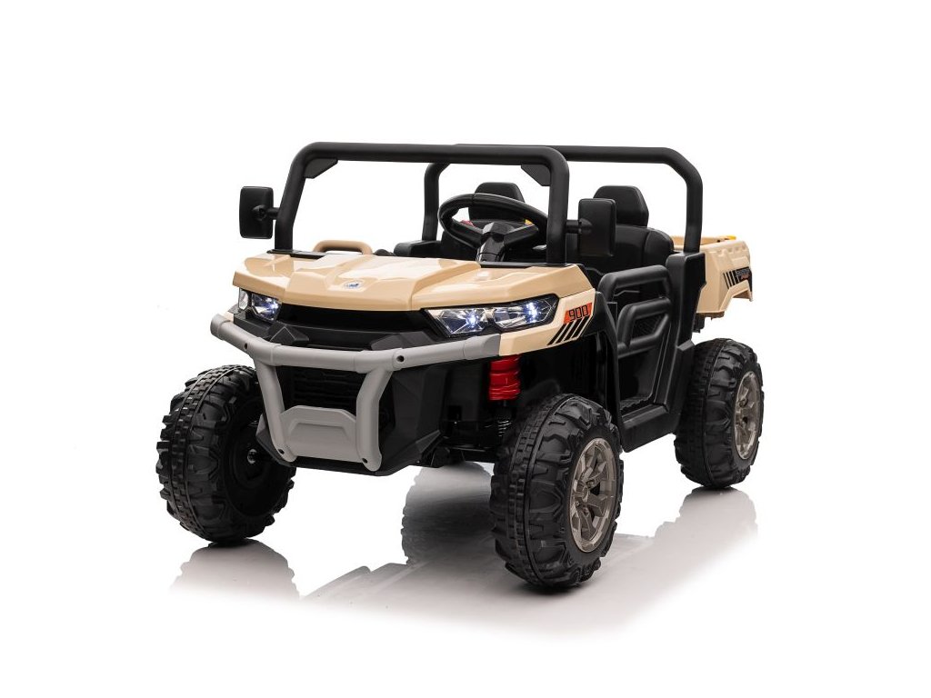 Mamido Elektrické autíčko Farmer Truck 24V 9Ah | 4x4 | 800W | zlaté  Mamido Elektrické autíčko Farmer Truck 24V 9Ah | 4x4 | 800W | zlaté