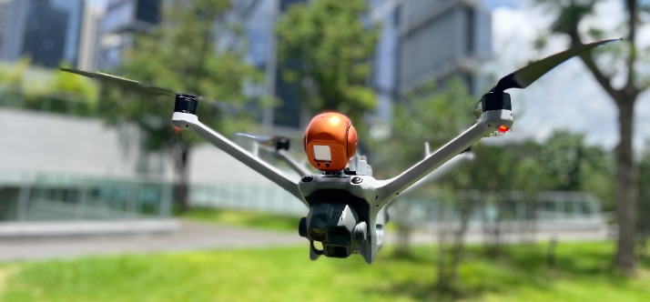 Detekční senzor metanu BL-CH4 MINI na dron DJI Matrice 4D / 4TD