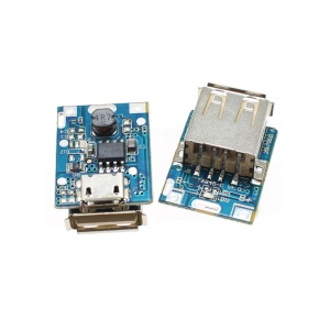 Step-up napájecí modul 5V + nabíječka Li-Ion baterií