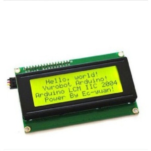 I2C 20x4 displej pro jednodeskové počítače - Žluté podsvícení