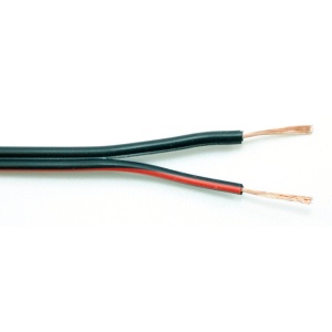 Dvojlinka CYH - 2x 0,15 mm2 černo rudá