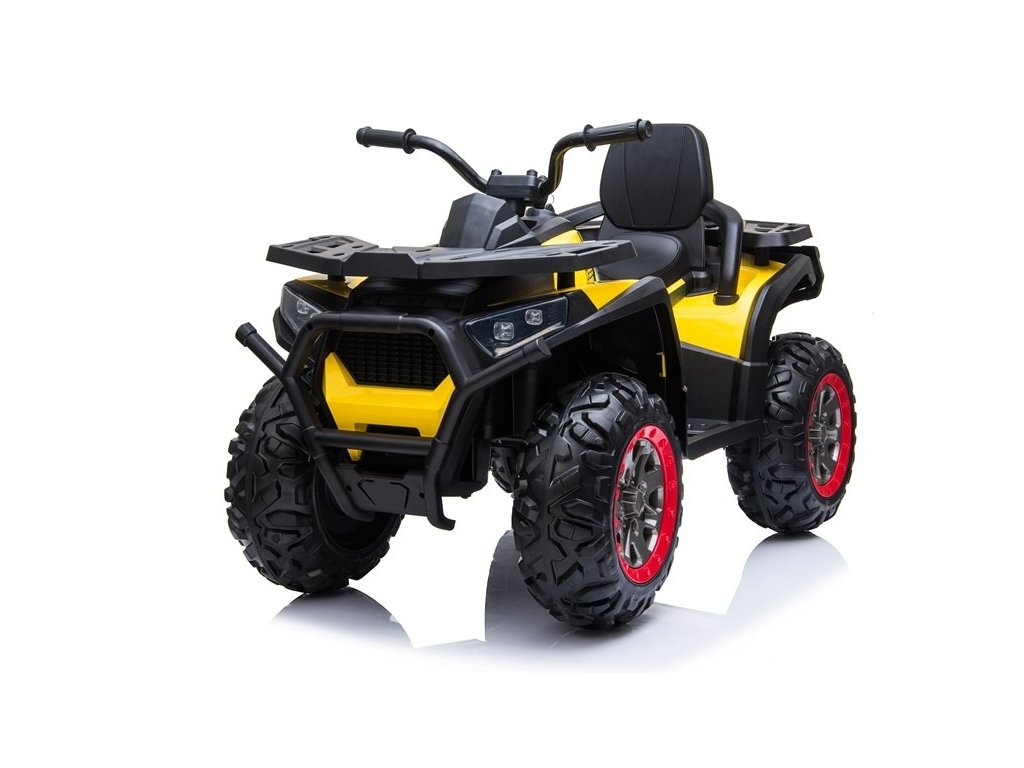 Dětská elektrická čtyřkolka 4x4 žlutá