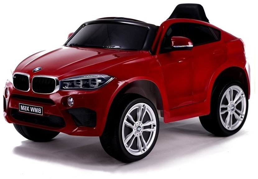 Elektrické autíčko BMW X6 M lakované červené