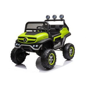 Dětské elektrické autíčko Mercedes-Benz Unimog S 4x4 lakované zelené