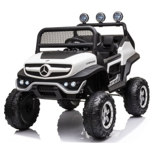 Dětské elektrické autíčko Mercedes-Benz Unimog S 4x4 bílé