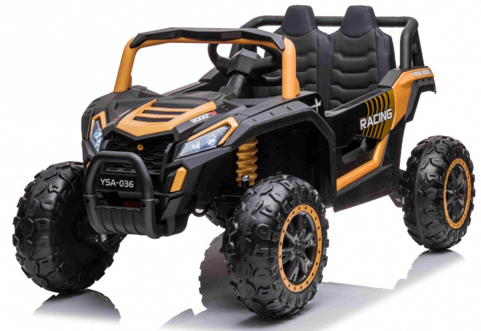Mamido Elektrické autíčko Buggy UTV Racing 4x4 12V10Ah 180W zlaté