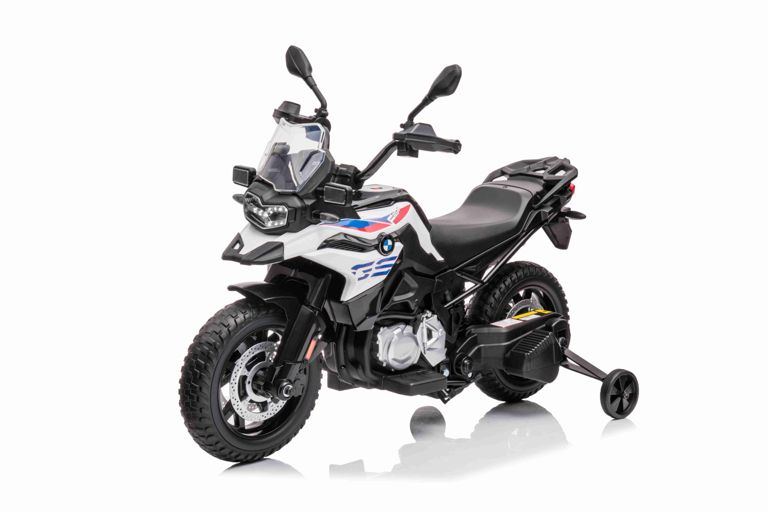 Dětská elektrická motorka BMW F850 GS bílá