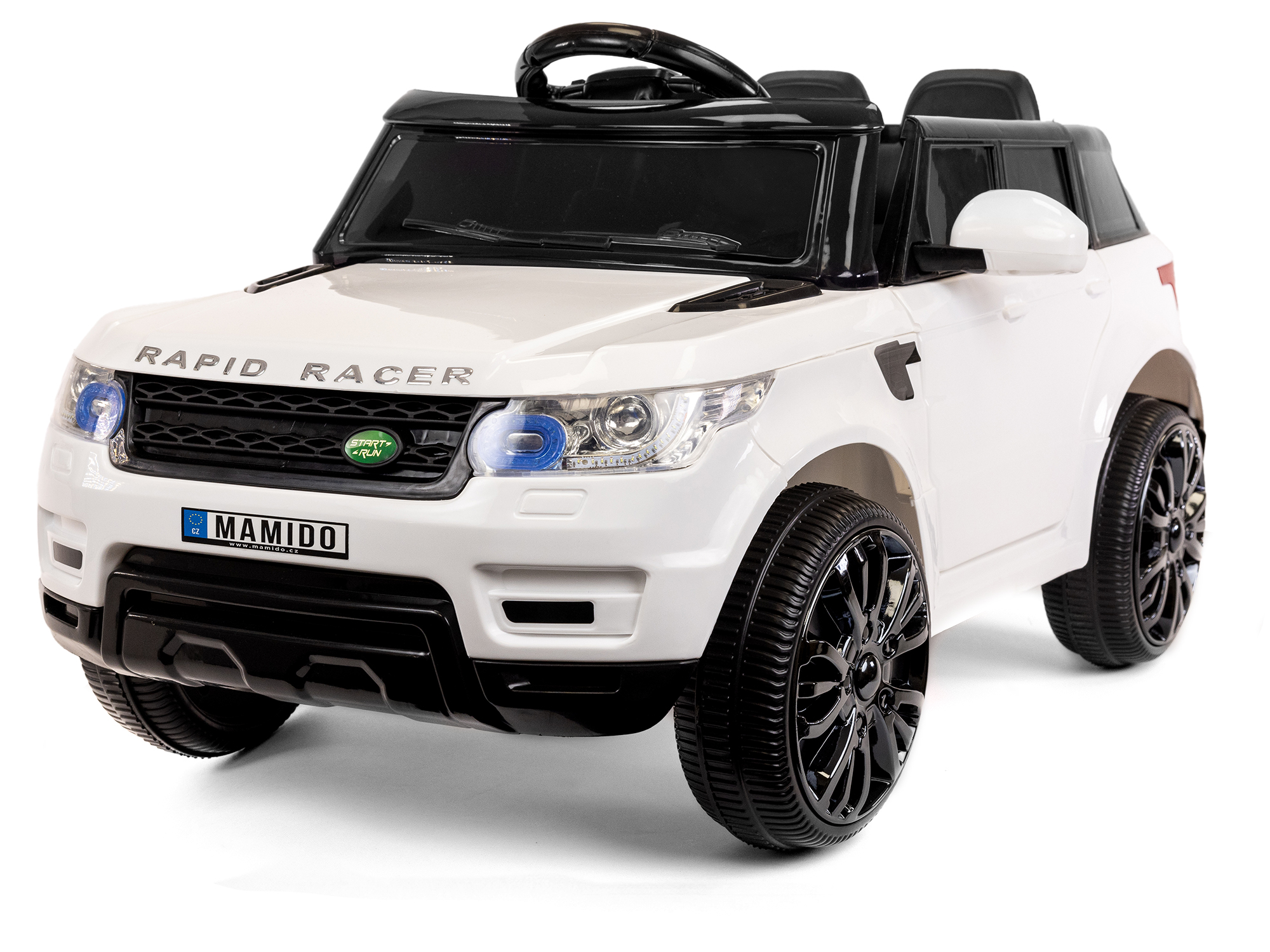 Mamido Elektrické autíčko Land Rapid Racer bílé