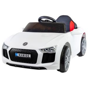 Mamido Elektrické autíčko Fast Wing eko-kůže bílé