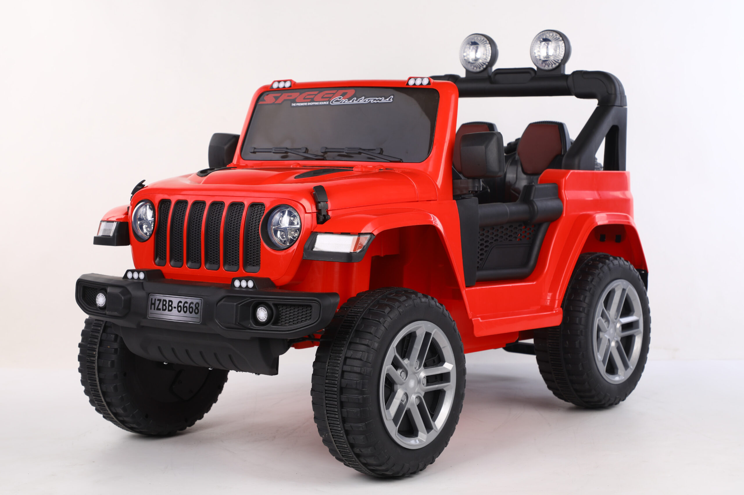 Mamido Elektrické autíčko SPEED 2.0 - 4x4 červené | 180W | EVA | LED | 2