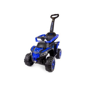 Mamido Speed MT280 Dětské elektrické odrážedlo | autíčko 3v1 s vodící tyčí modré