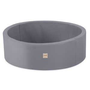PLUSH NEST PLUSH NEST Venkovní suchý bazén kulatý voděodolný šedý Ø 90 × 30 cm