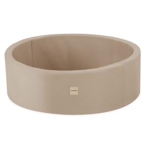 PLUSH NEST PLUSH NEST Venkovní suchý bazén kulatý voděodolný Ø 90 × 30 cm béžový